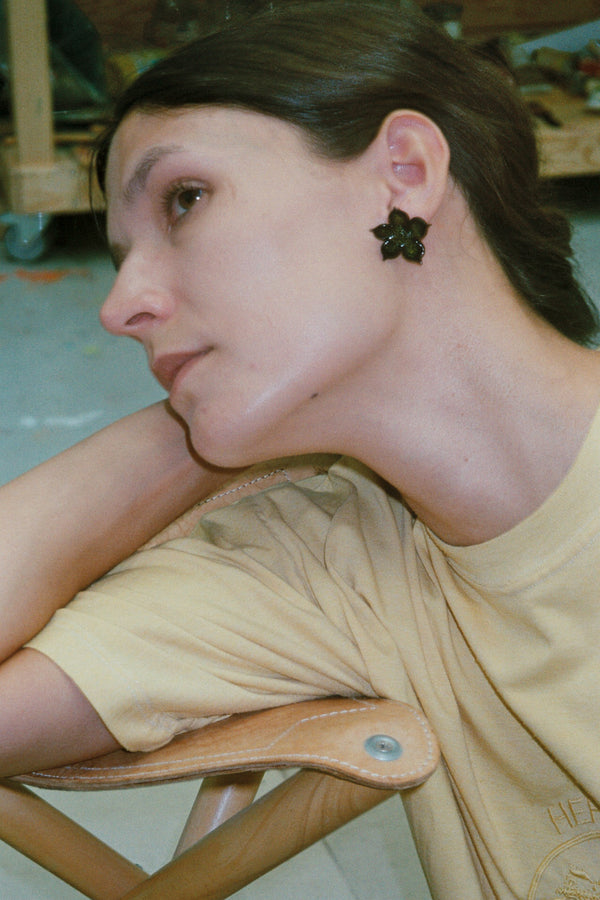 Petunia earrings.