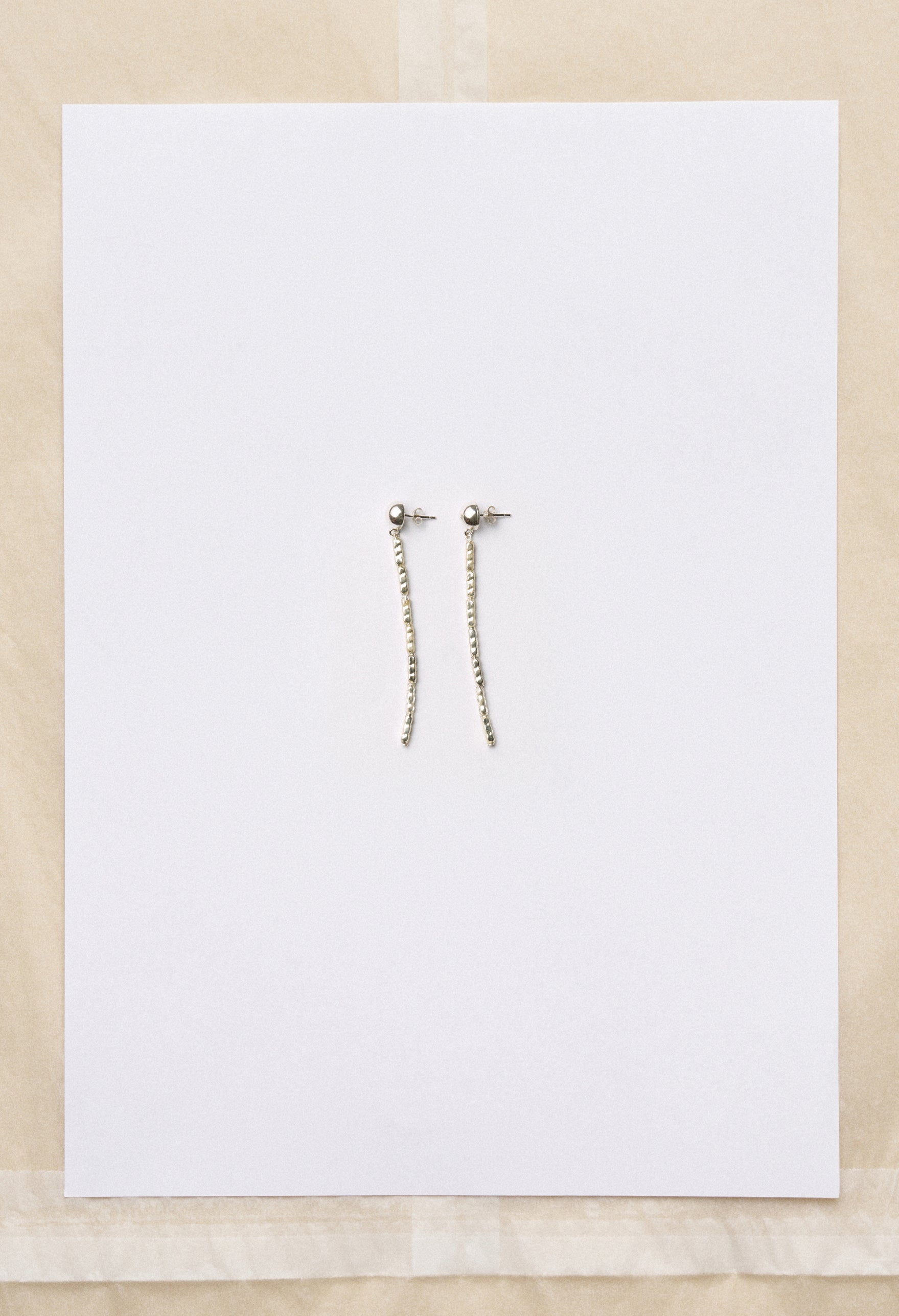 Pave earrings - Silver