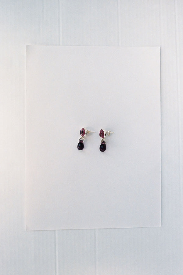 Petit Danielle earrings - Purple