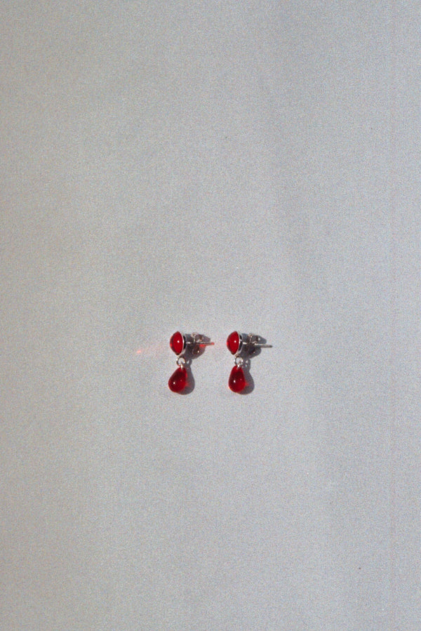 Petit Danielle earrings - Red