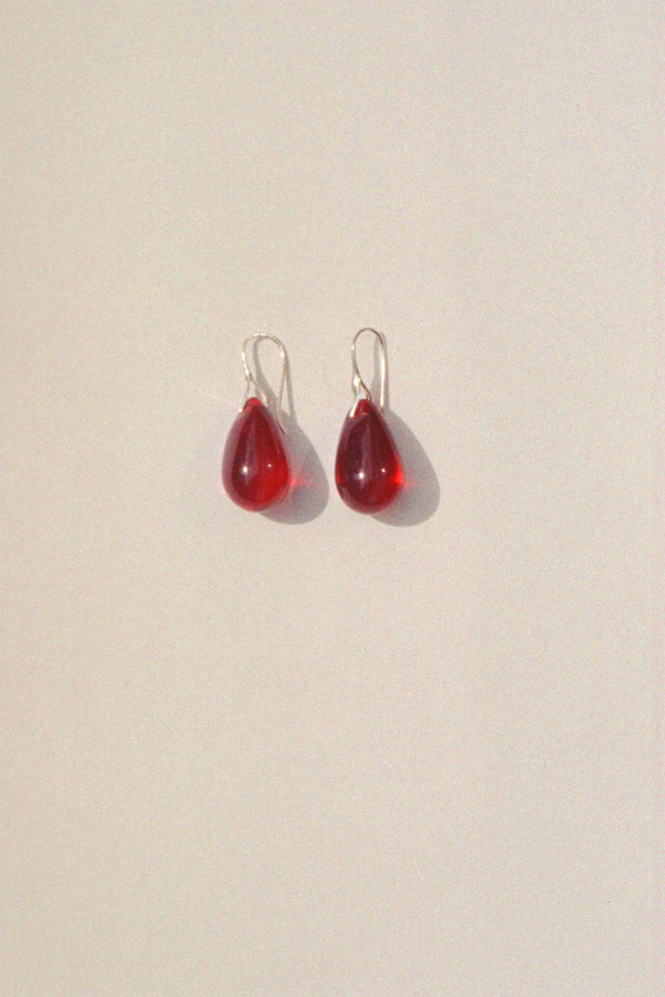 Gota Maxi earrings - Bourgogne