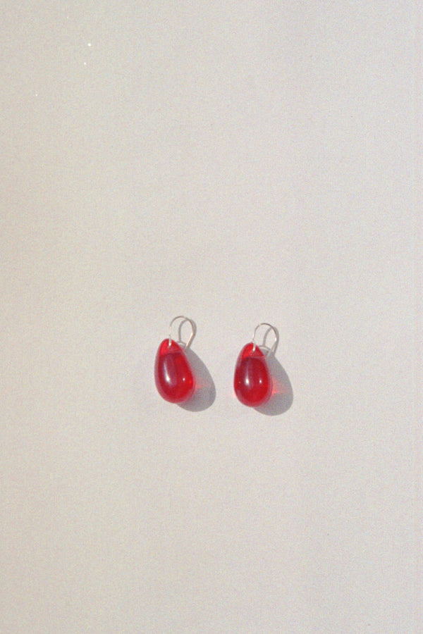 Gota Hook earrings - Red