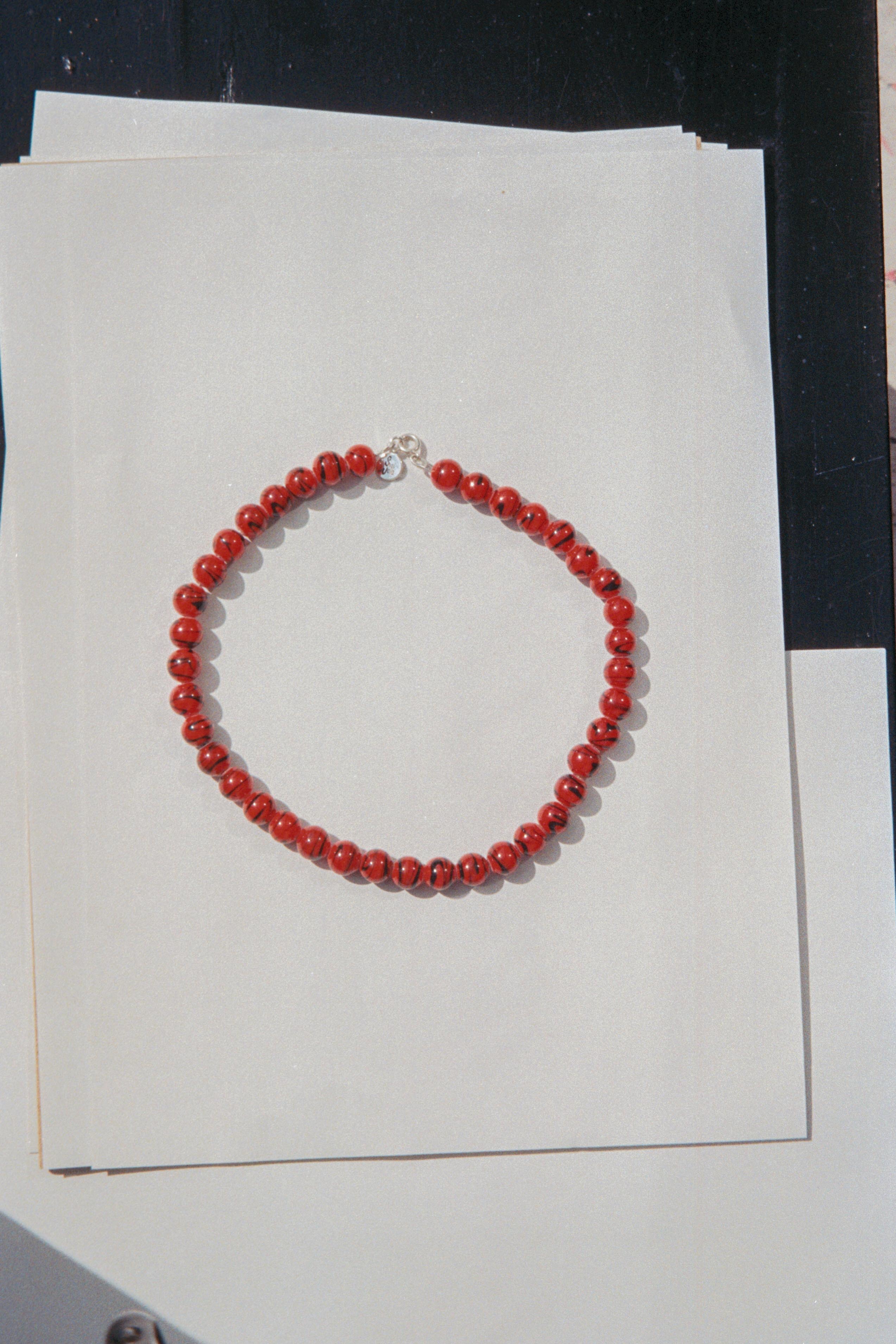 Aurelie necklace - Red