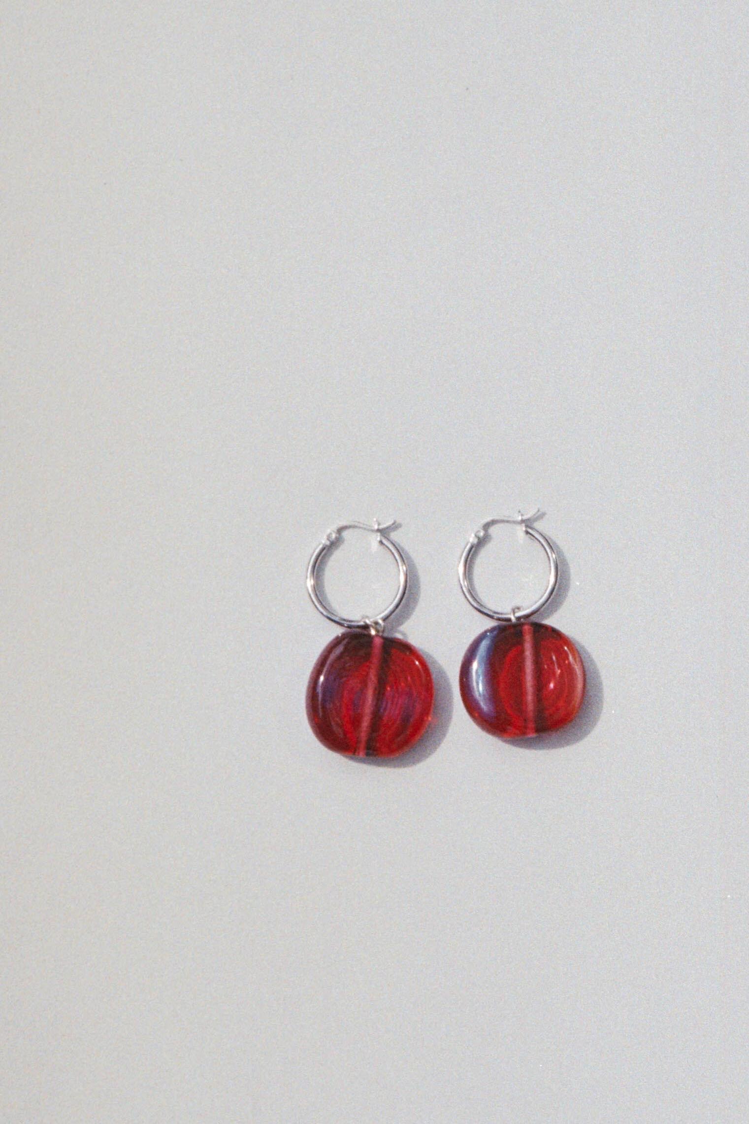 Piece earrings - Cherry