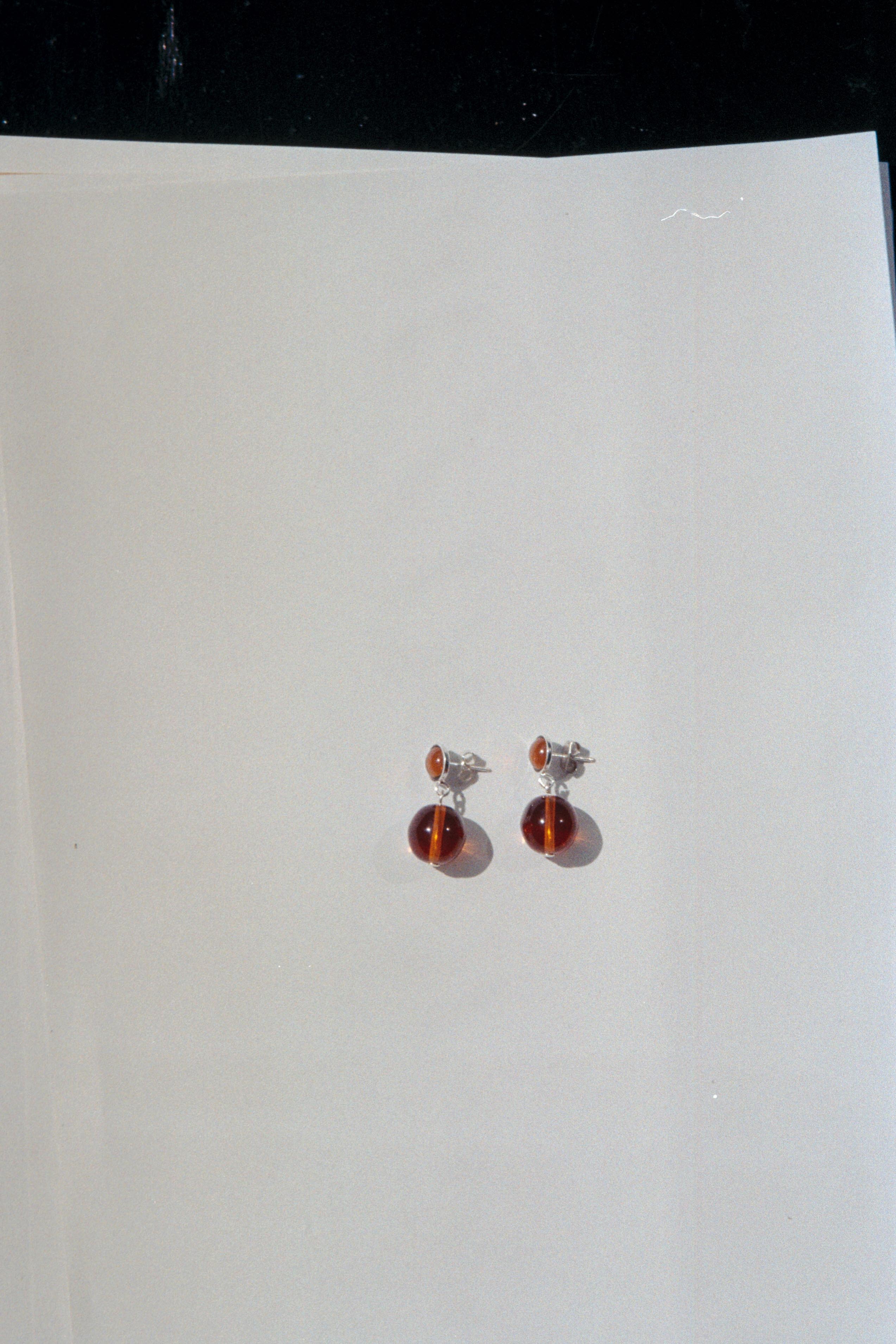 Matene earrings - Amber