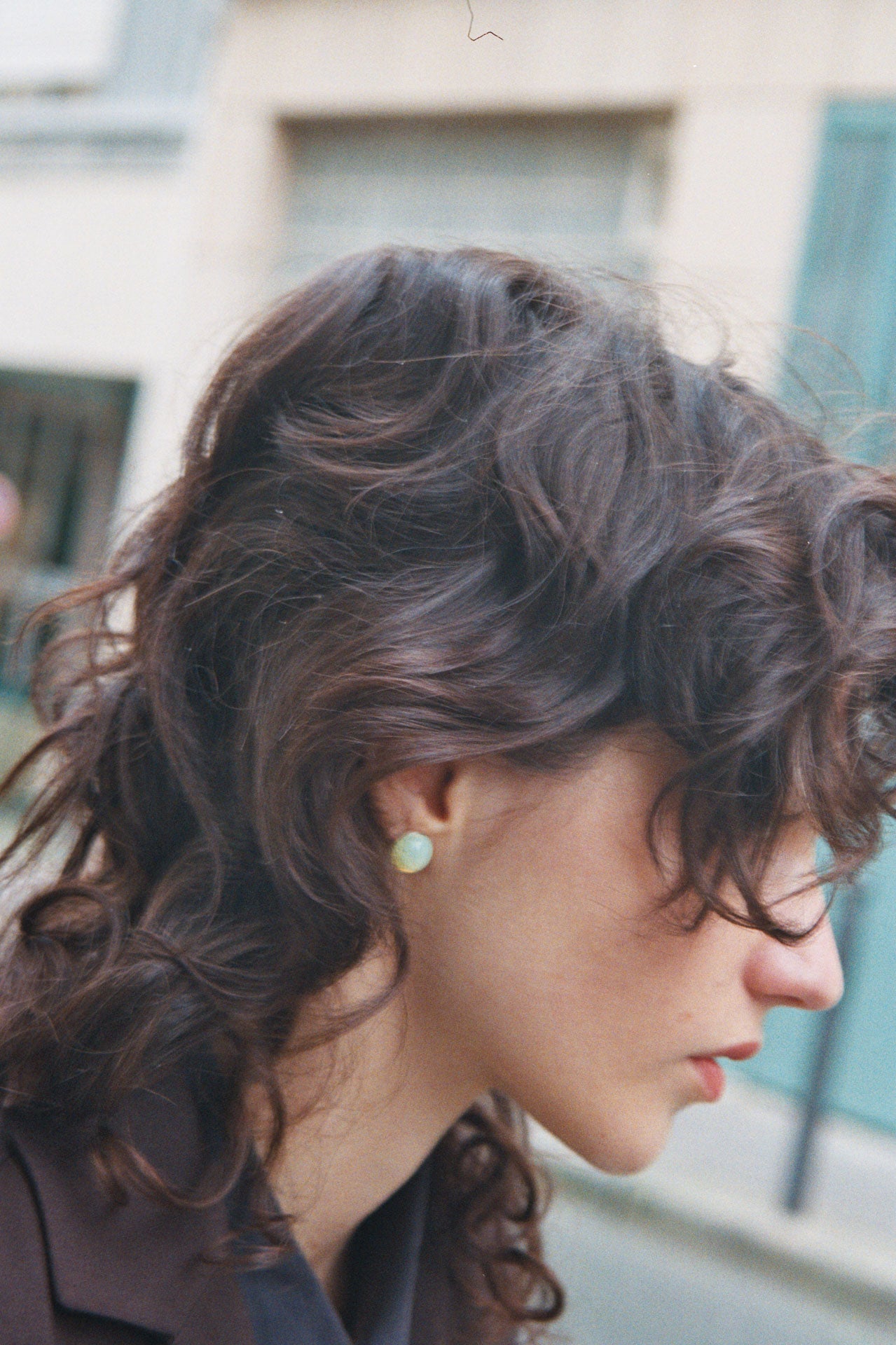 Mam earrings - Opaline yellow