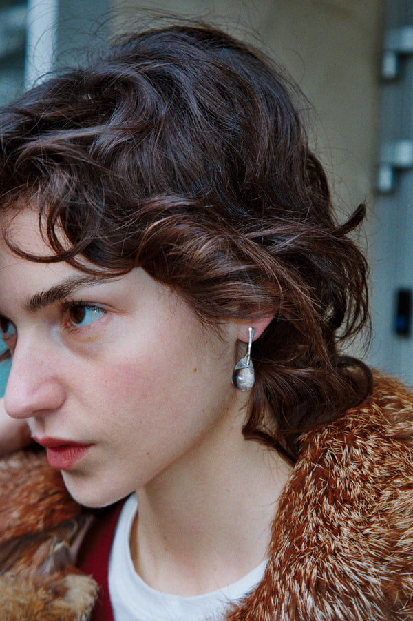 Gota Nail earrings - Clear