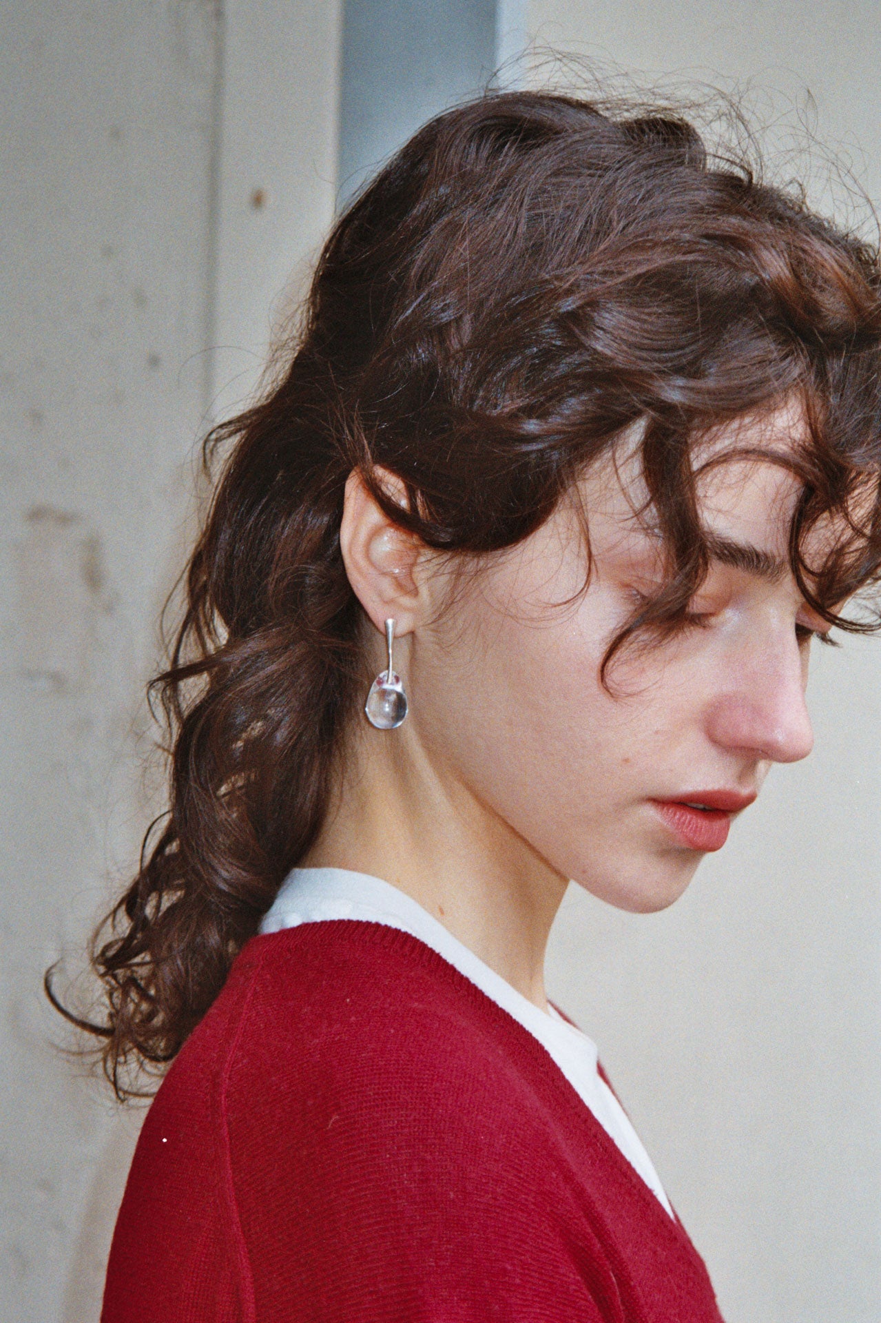 Gota Nail earrings - Clear