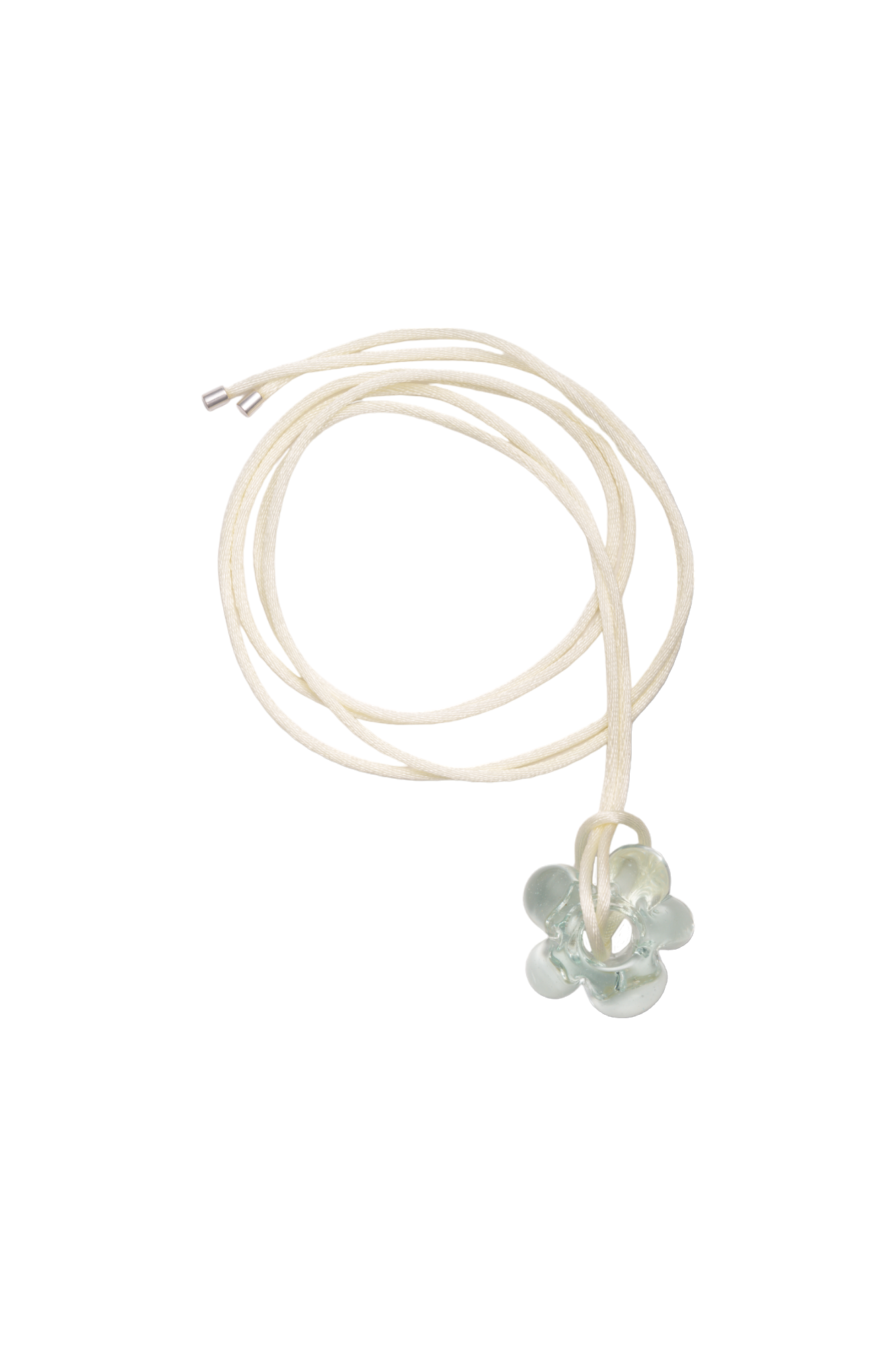 Long Fleur necklace - Cream