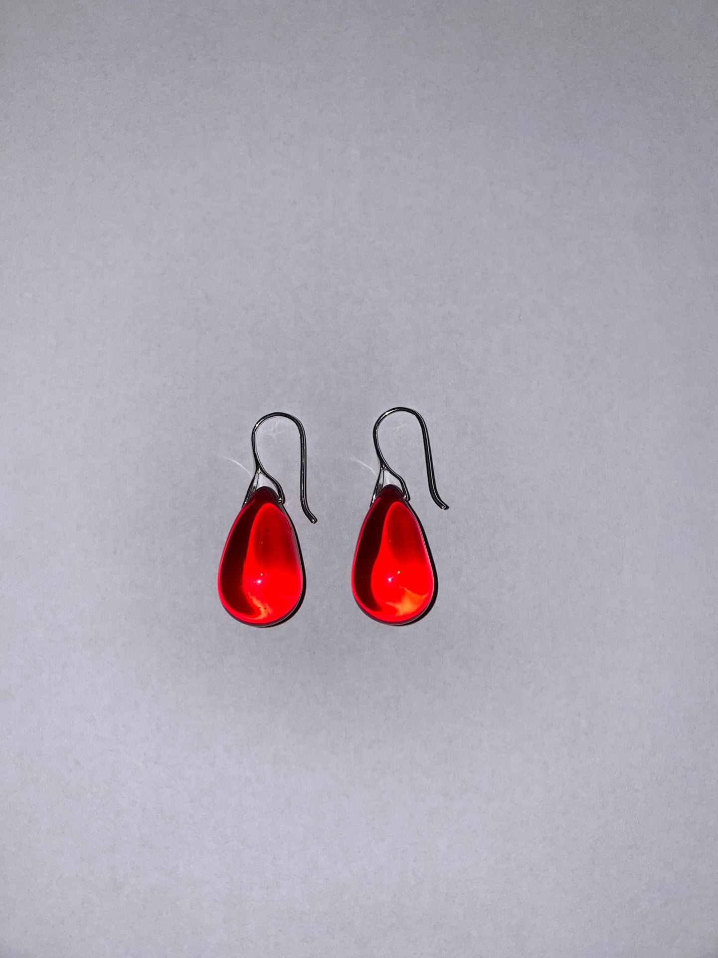 Gota Maxi earrings - Red