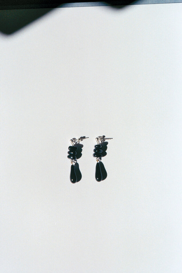 Site earrings - Black