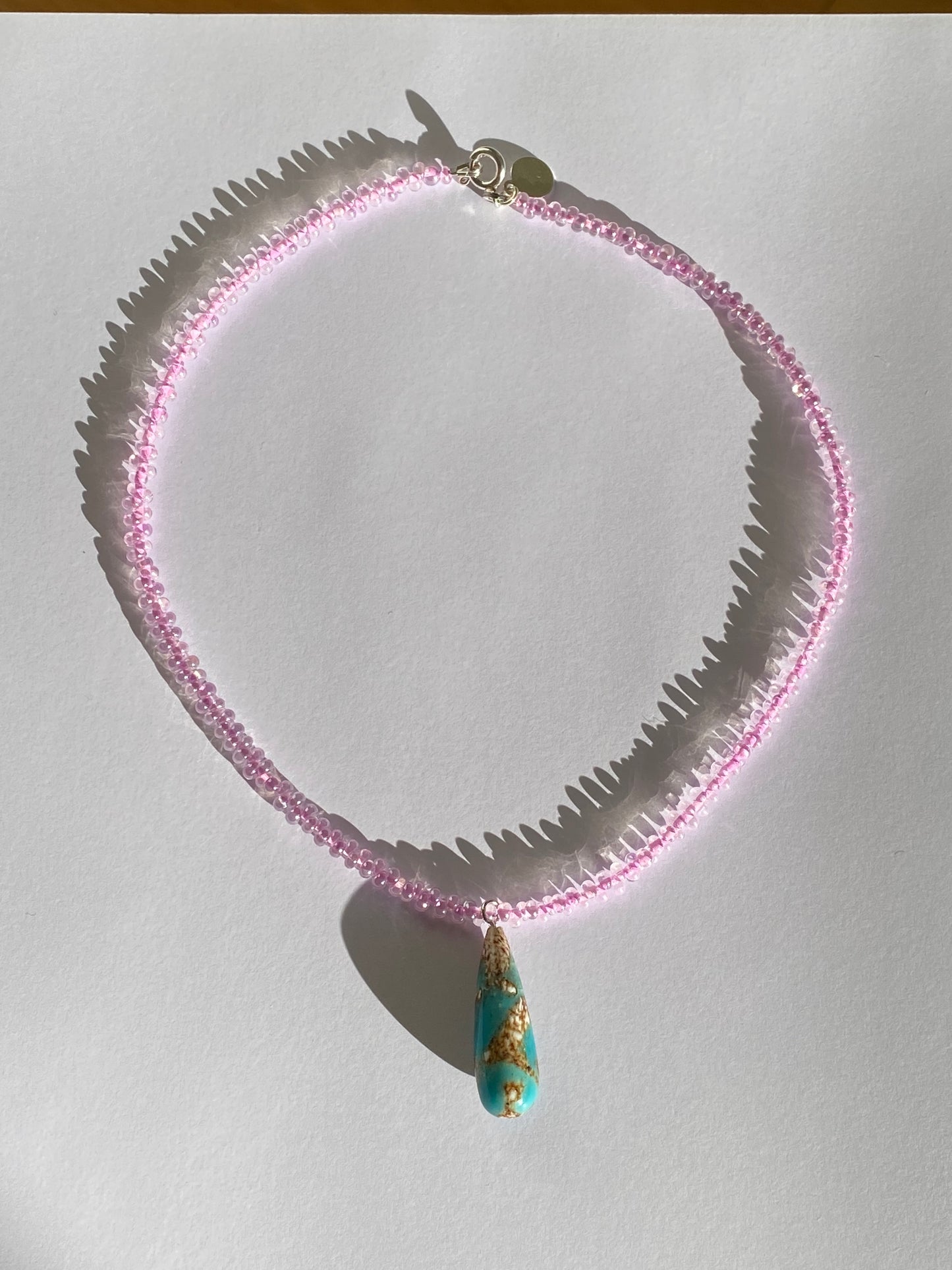 Arch necklace - Pink