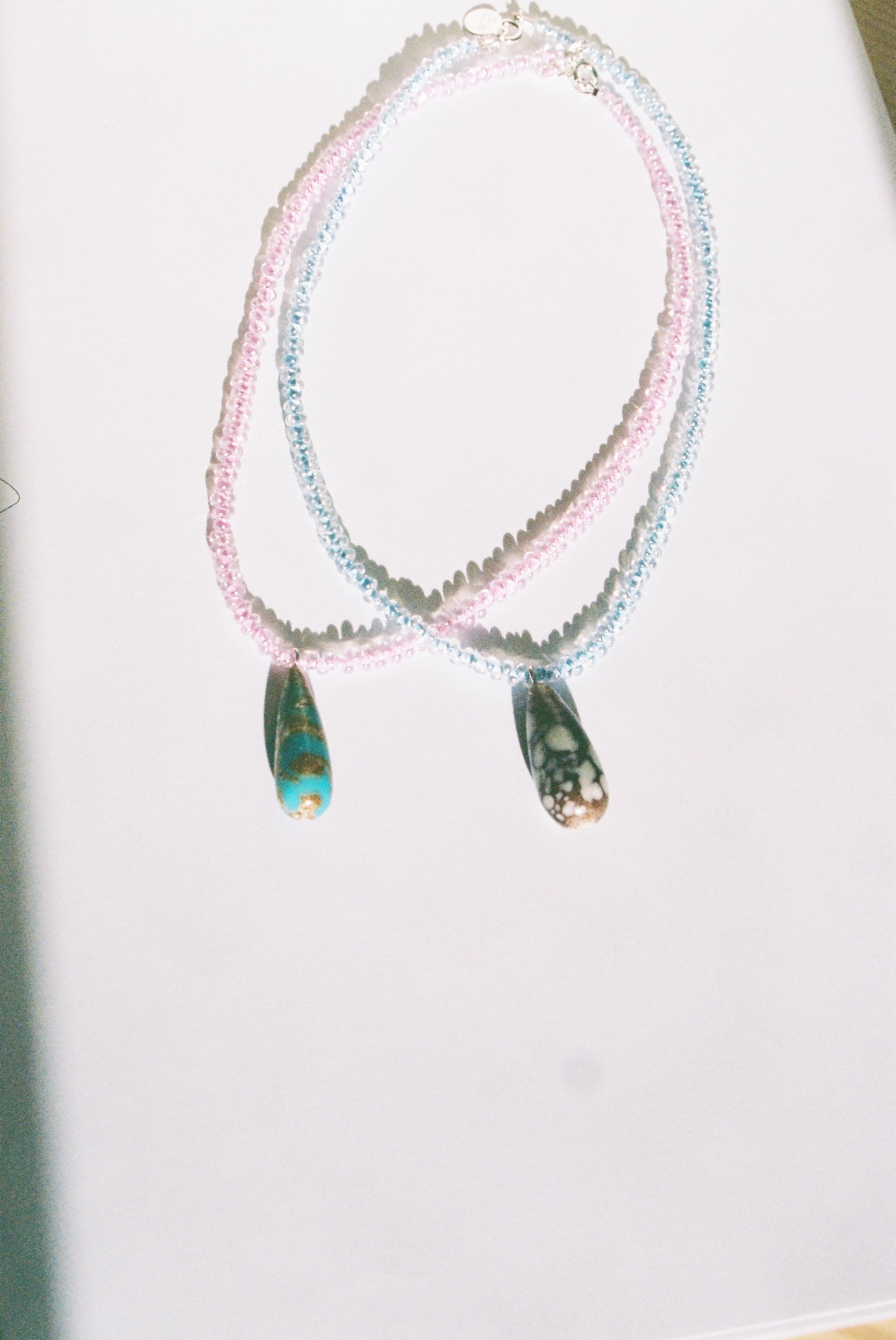 Arch necklace - Pale Blue