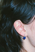 画像をギャラリービューアに読み込む, Croix earrings - Blue
