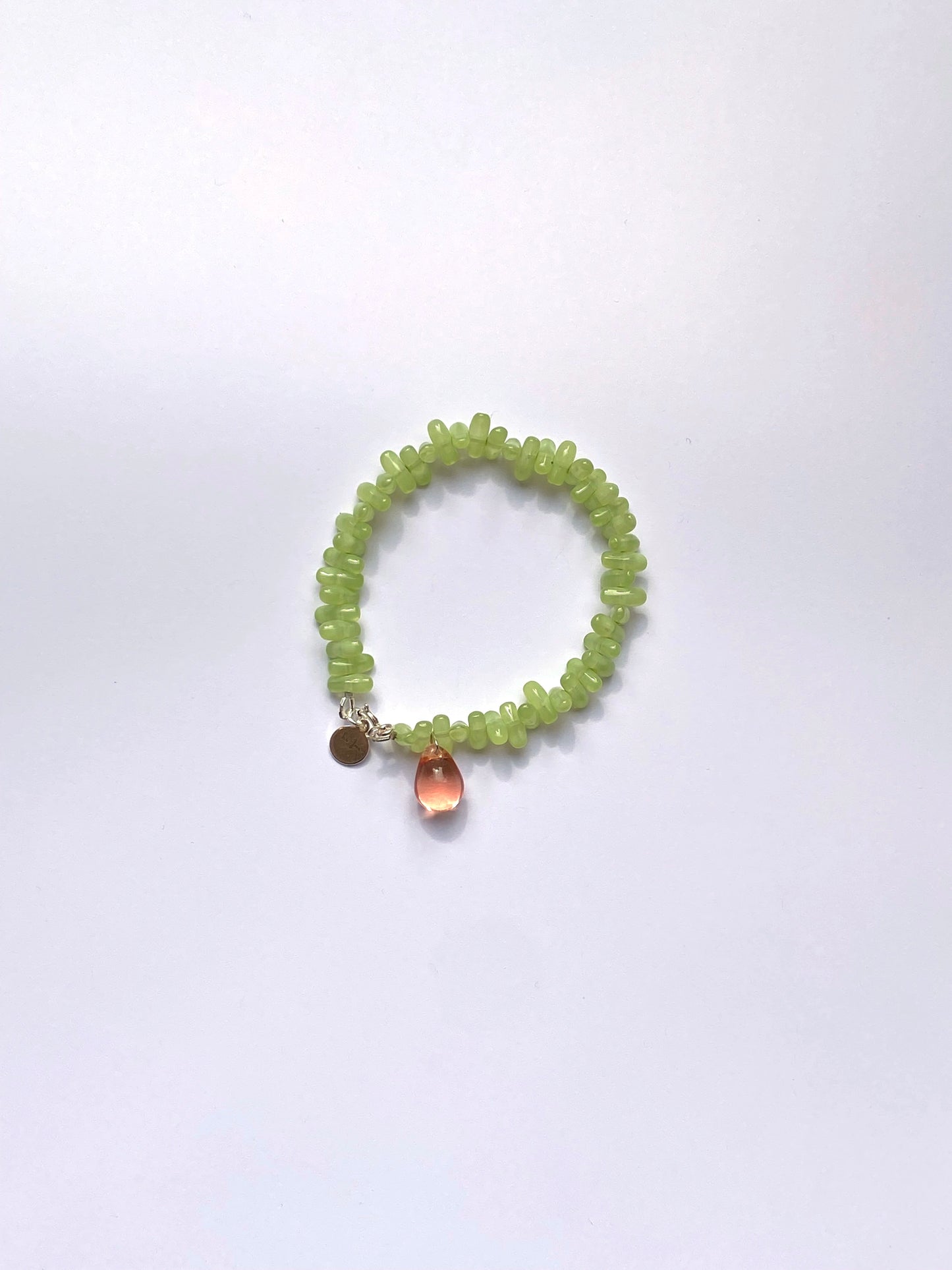 Corail bracelet - Green / pink