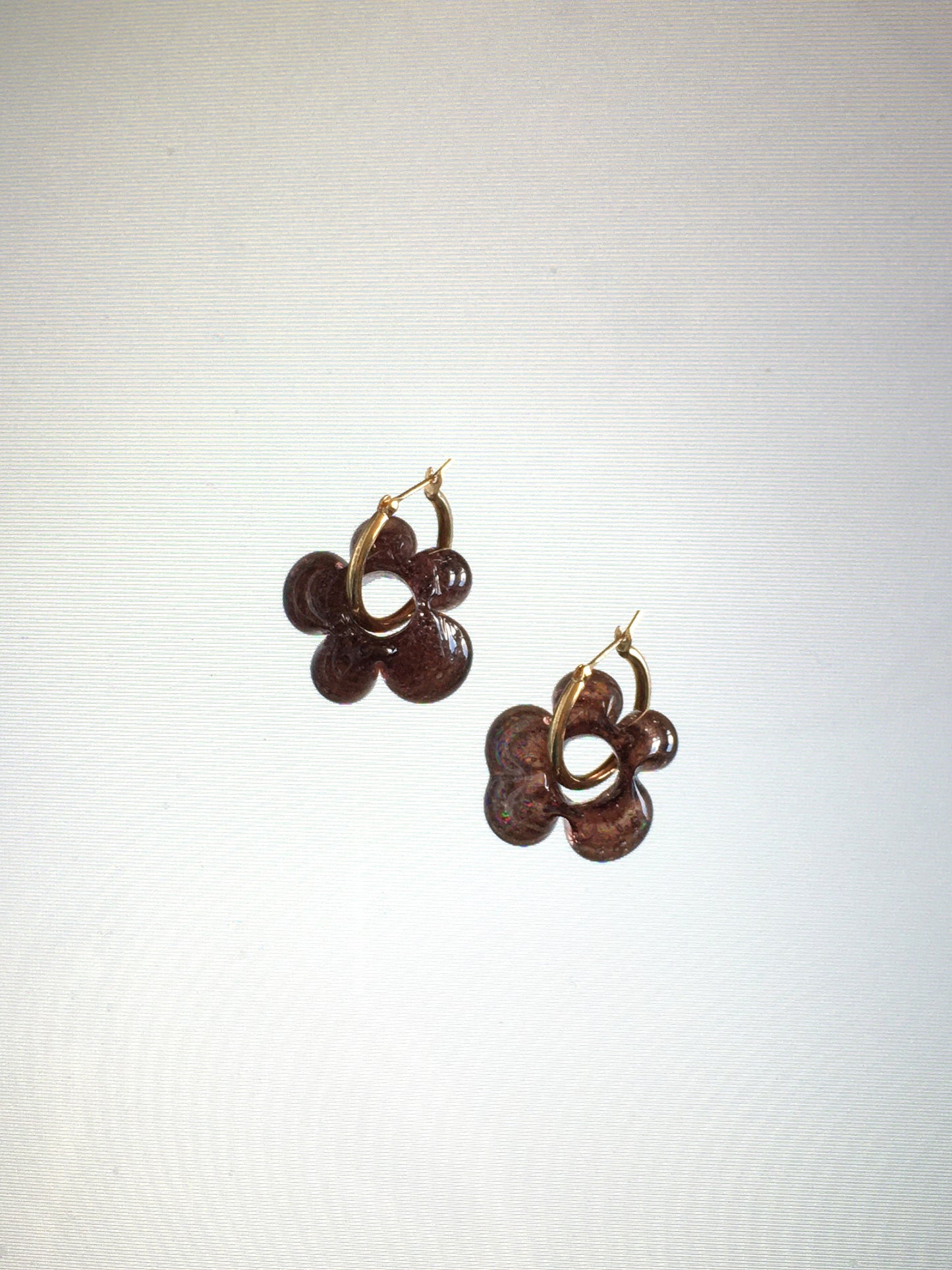 Fleur earrings - Purple