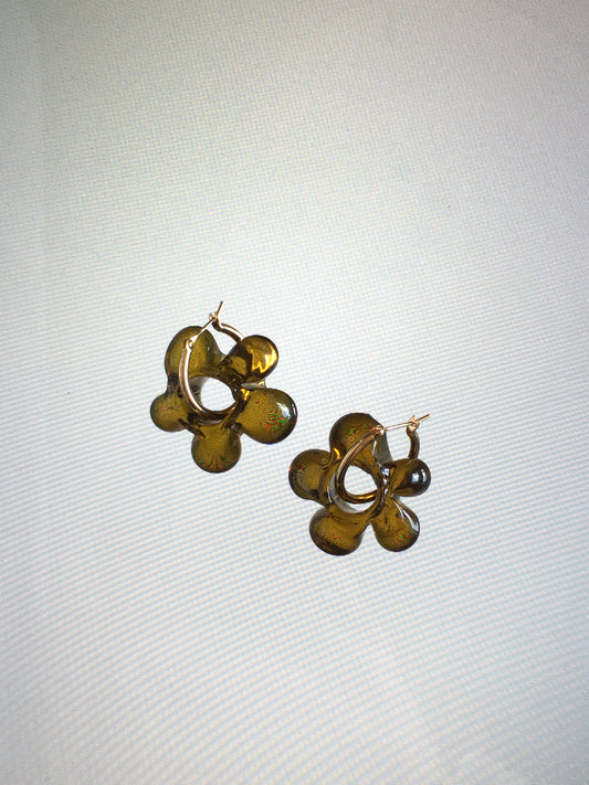 Fleur earrings - Miel