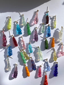 Free form single earring - Various colors