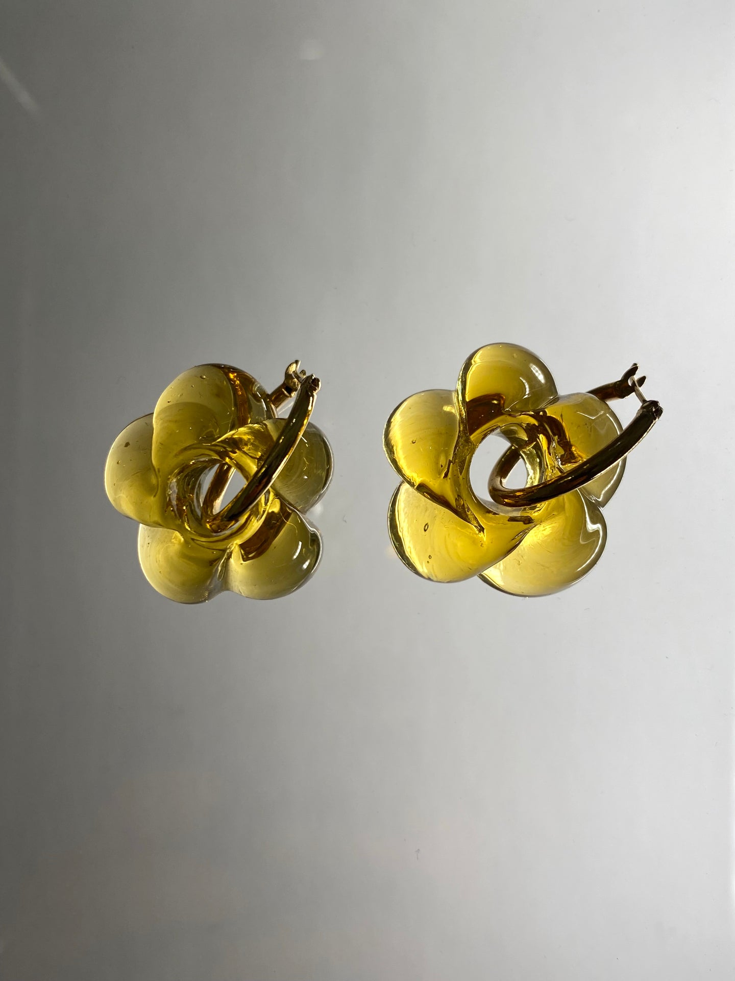 Fleur earrings - Orange