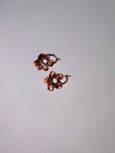 Mini Fleur earrings - Light Pourpre