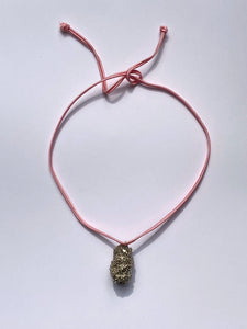Moon necklace - Pink