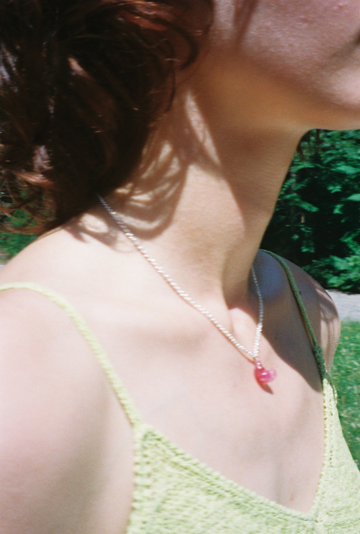 Malakio necklace - Fuchsia