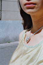 Load image into Gallery viewer, Moon necklace - Blue grey
