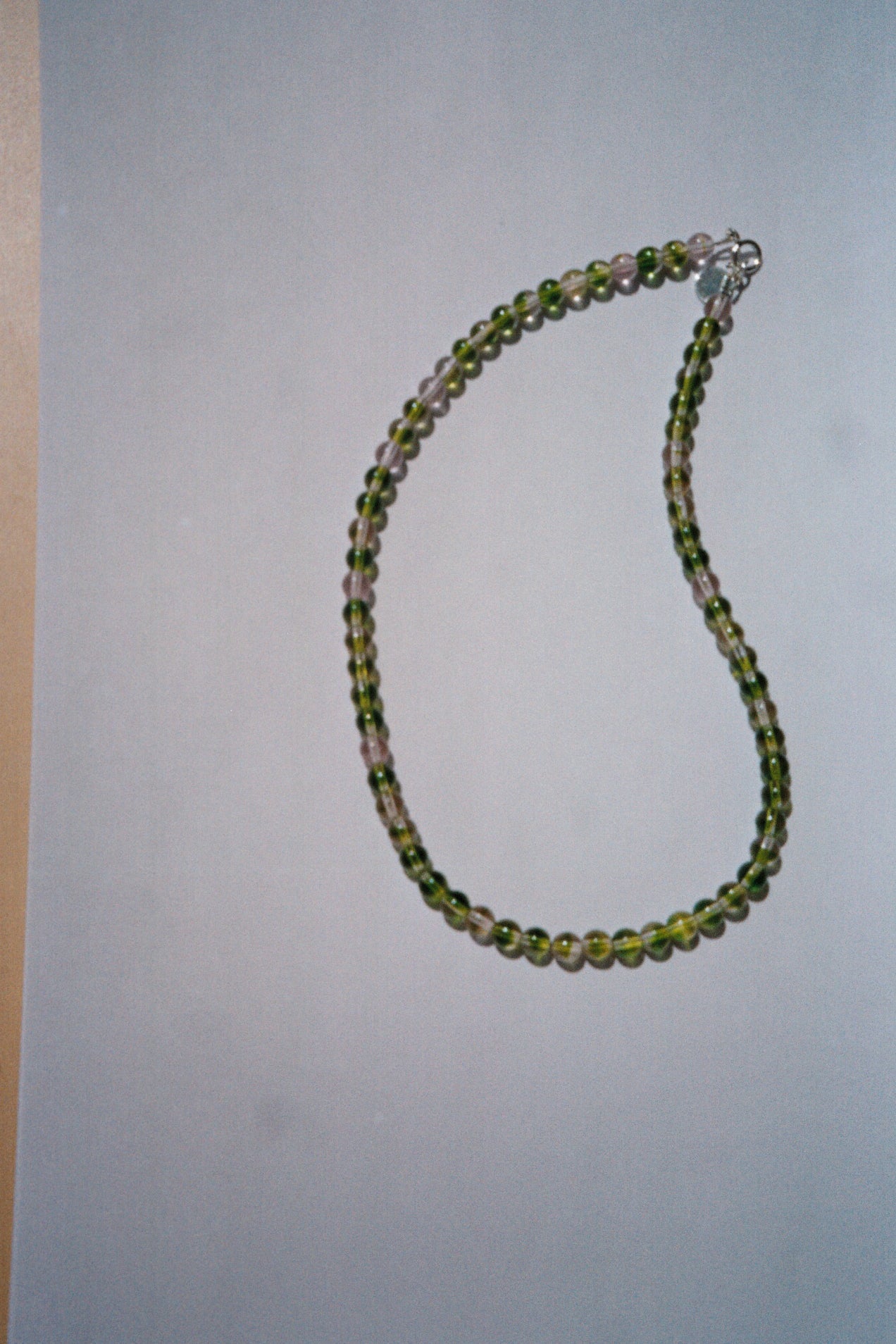 Pallas necklace - Green / Pink