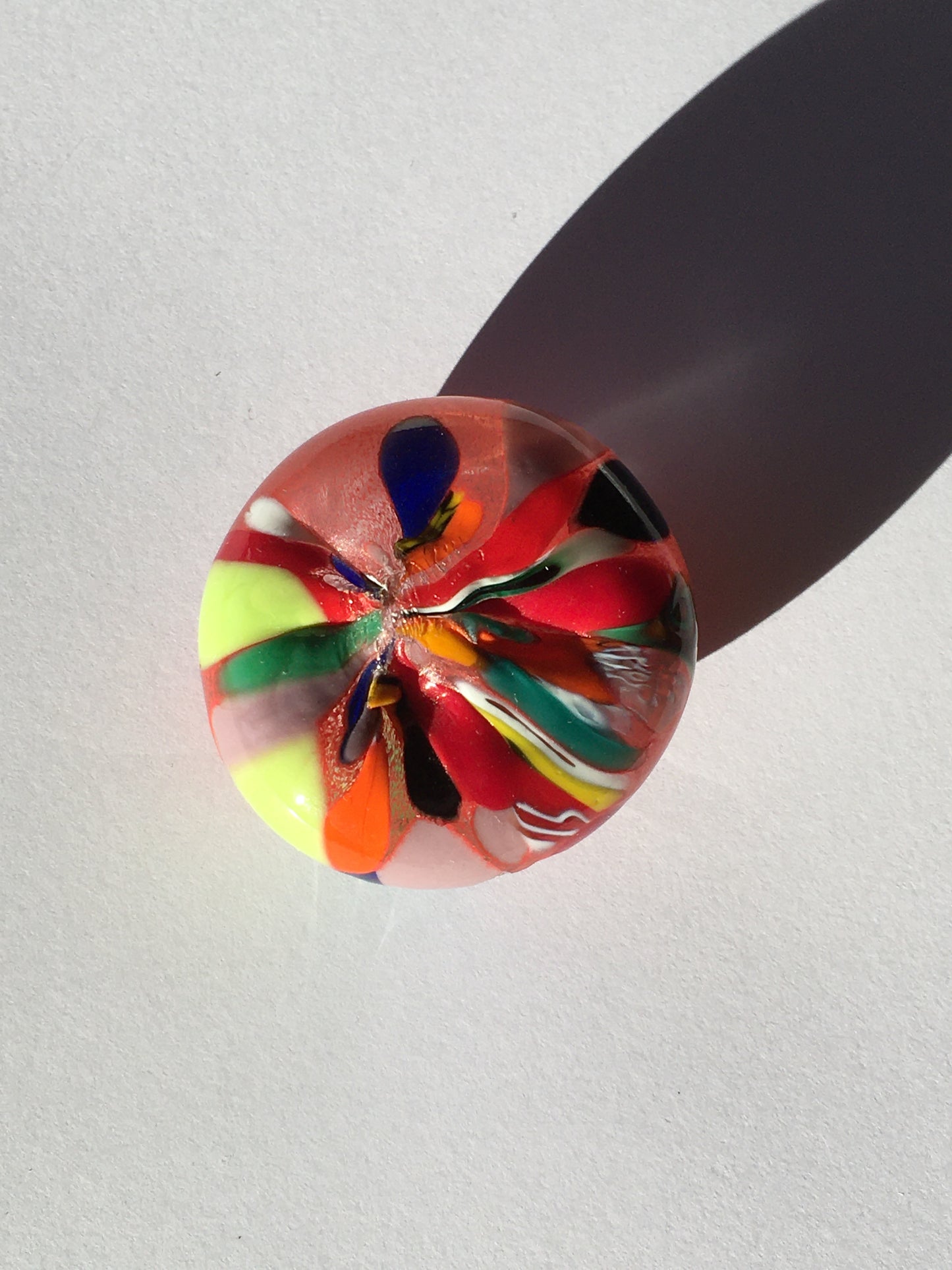 Vintage venetian paperweight Ø 4cm
