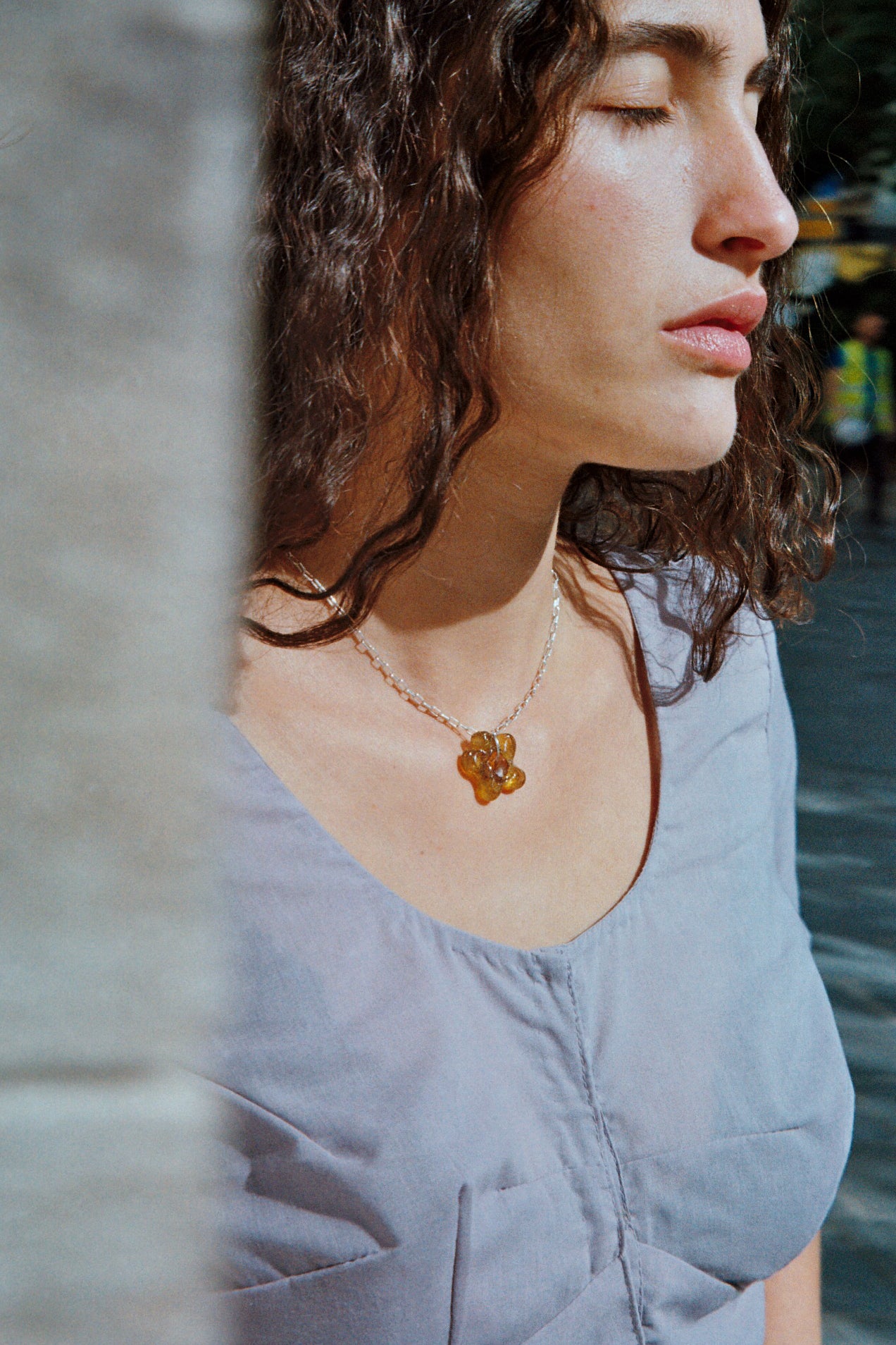 Le Caire necklace - Yellow