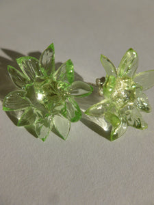 Tamari earrings - Clear pale green
