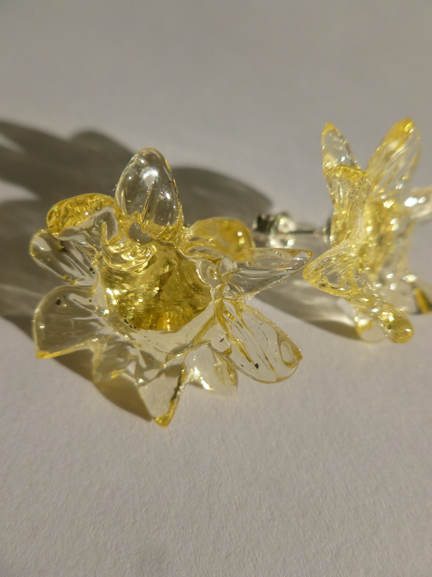 Tamari earrings - Clear pale yellow