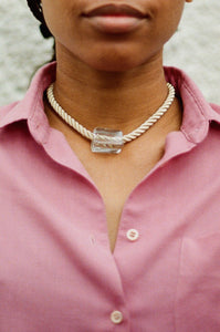New Gelat necklace  / Clear - Various colors