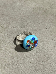 Molten glass ring - One of a kind - Various colors