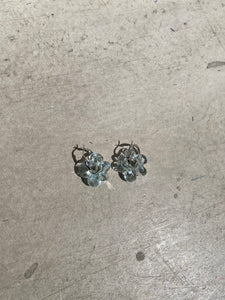 Mini Fleur earrings - Clear