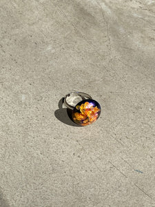 Molten glass ring - One of a kind - Various colors