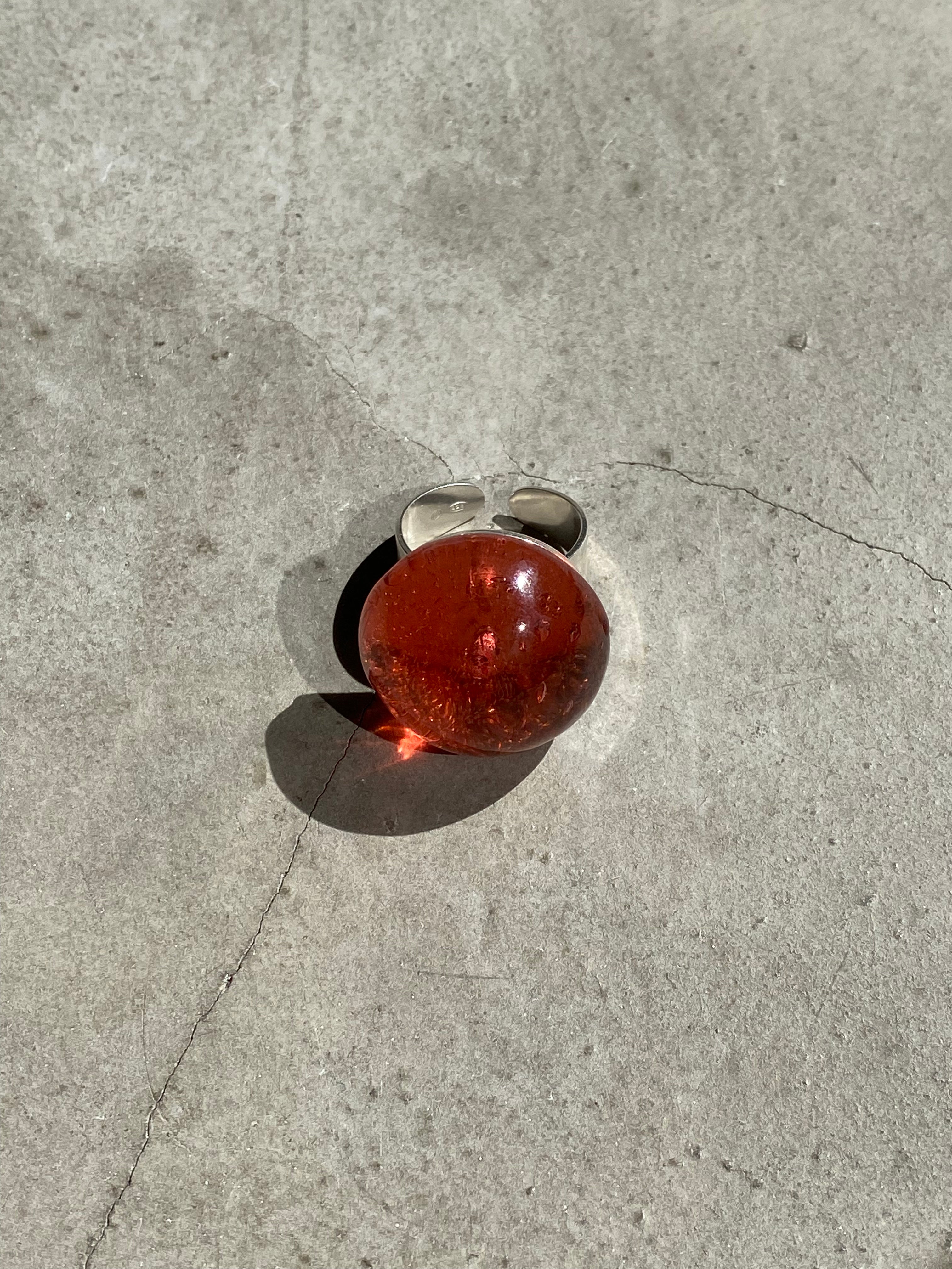 Molten glass ring - Rose